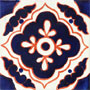 Mexican Colonial Tile Toldedo Azul 1116